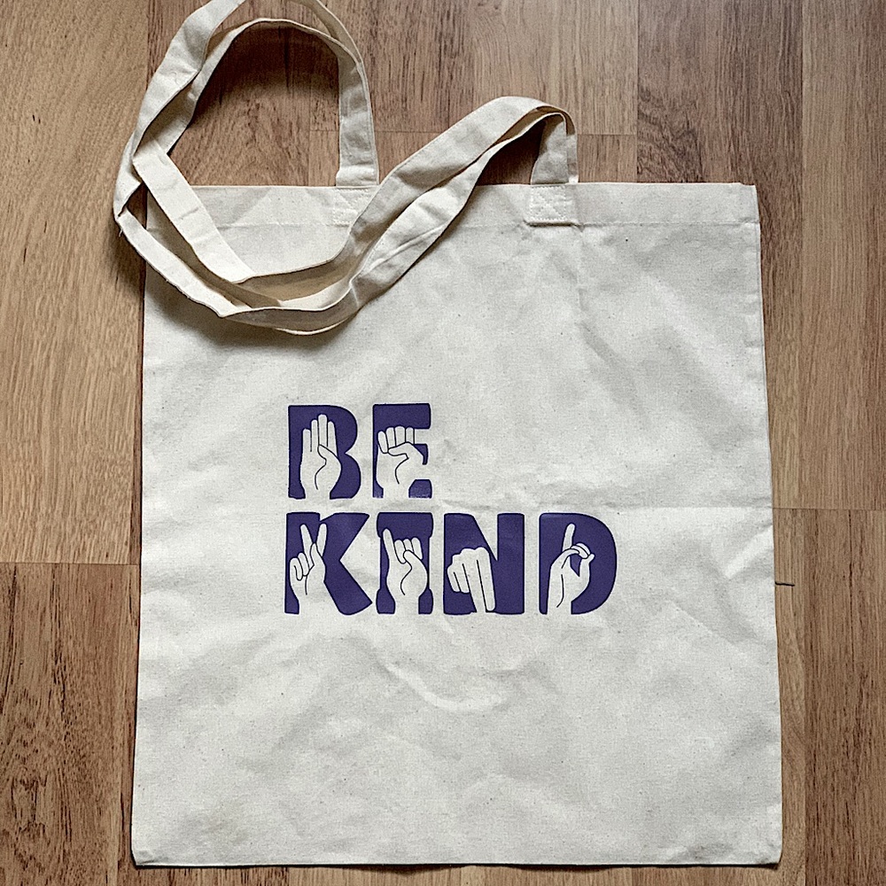 “Be Kind” reusable shopping bag
